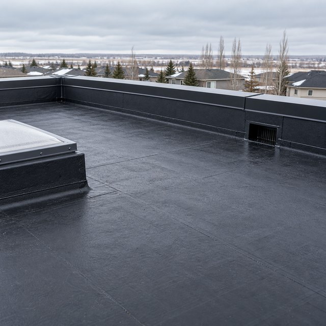 Flat Roofing example for a Saskatoon property