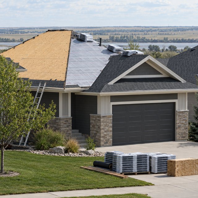 Roof Replacement example for a Saskatoon property